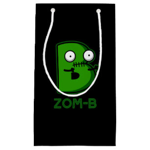 Zomb-b Funny Halloween Zombie Alphabet B Pub Kleine Geschenktüte