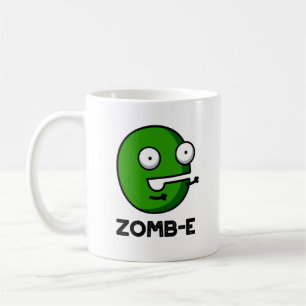 Zomb-E Funny Halloween Zombie Alphabet Pun Kaffeetasse