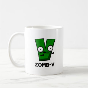 Zomb-V Funny Halloween Zombie Alphabet / Pub Kaffeetasse