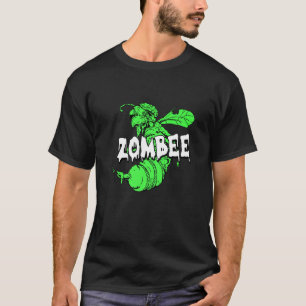 Zombee Halloween Kostüm Coole Biene Zombie Pun Bee T-Shirt