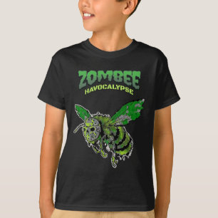 Zombee-Havokalypsen-Gruseliger-lustiger-Halloween- T-Shirt