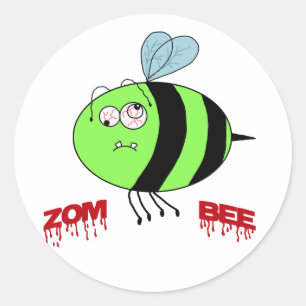 ZomBee Runder Aufkleber