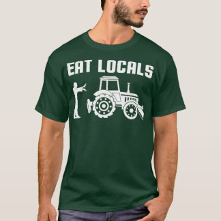 Zombie Agriculture Tractor Bauer Essen Einheimisch T-Shirt