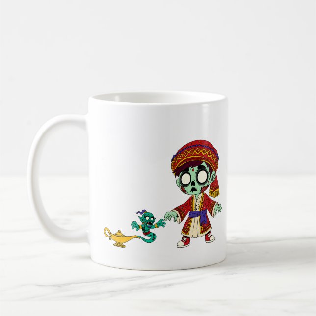 Zombie Aladdin & Zombie Genie Kaffeetasse (Links)
