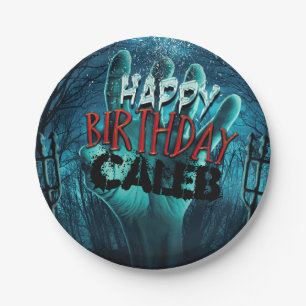 Zombie-alles- Gute zum GeburtstagParty Pappteller