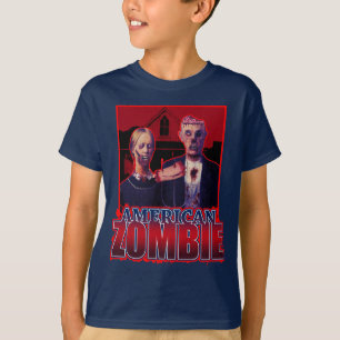 Zombie-amerikanisches gotisches T-Shirt