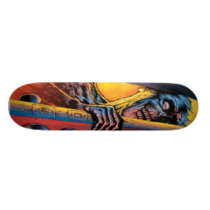 Zombie an Ihrem Tür-Skateboard Skateboard