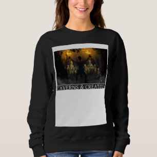 Zombie-Angriff Höhlen & Kreaturen Sweatshirt
