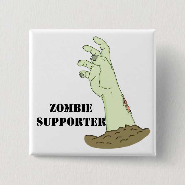 Zombie-Anhänger Button (Vorderseite)