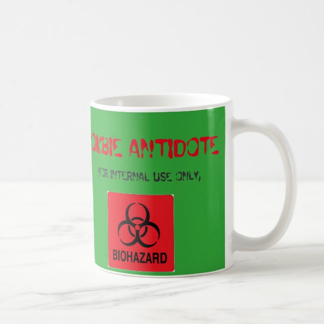 Zombie-Antidot-Kaffee-Tasse Tasse (Rechts)