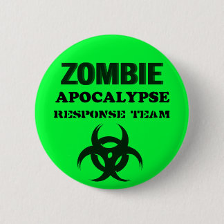 Zombie Apocolypse Warteteam Button