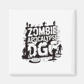 Zombie-Apokalypse Dgc Lustige Disc-Golf-Zombie-Lie Magnet