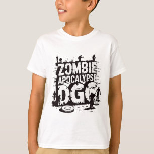 Zombie-Apokalypse Dgc Lustiger Disc-Golf-Zombie-Li T-Shirt