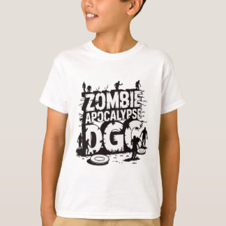 Zombie-Apokalypse Dgc Lustiger Disc-Golf-Zombie-Li T-Shirt