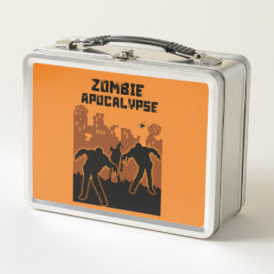 Zombie Apokalypse Geschenke Metall Brotdose