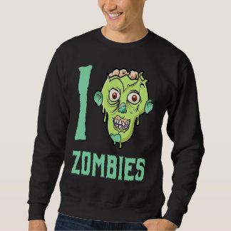 Zombie-Apokalypse Ich liebe Zombies Sweatshirt