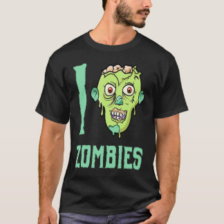 Zombie-Apokalypse Ich liebe Zombies T-Shirt