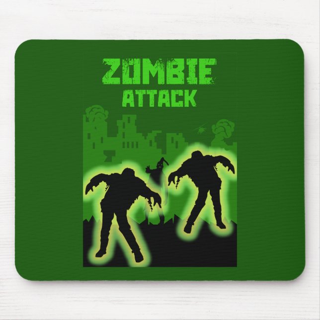 Zombie Apokalypse Kids Mousepad (Vorne)