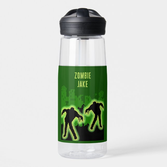 Zombie Apokalypse Kids Trinkflasche (Vorne)