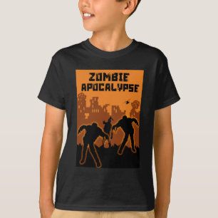 Zombie Apokalypse Kinder Shirt