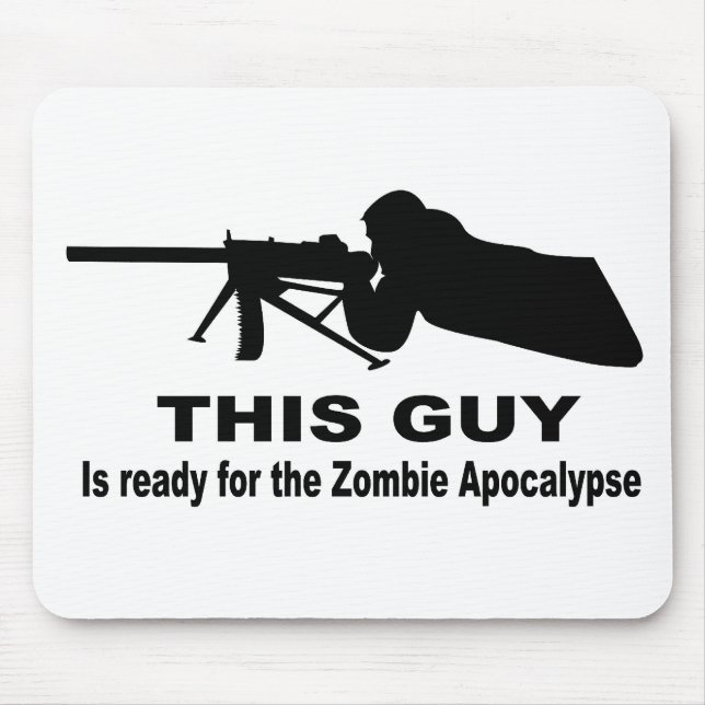 Zombie-Apokalypse Mousepad (Vorne)