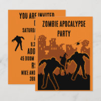 Zombie Apokalypse Party Einladung