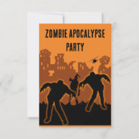 Zombie Apokalypse Party Einladung