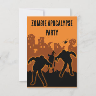 Zombie Apokalypse Party Einladung