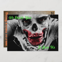 Zombie-Apokalypse-Party Einladung