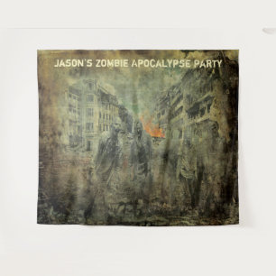 Zombie Apokalypse Party Foto Hintergrund Wall Prop Wandteppich
