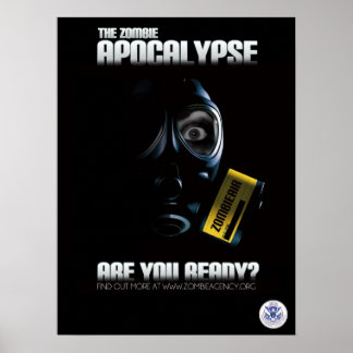 Zombie Apokalypse Poster - Sind Sie bereit?