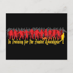 Zombie Apokalypse Postkarte