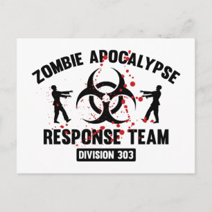 Zombie Apokalypse Response Team Postkarte