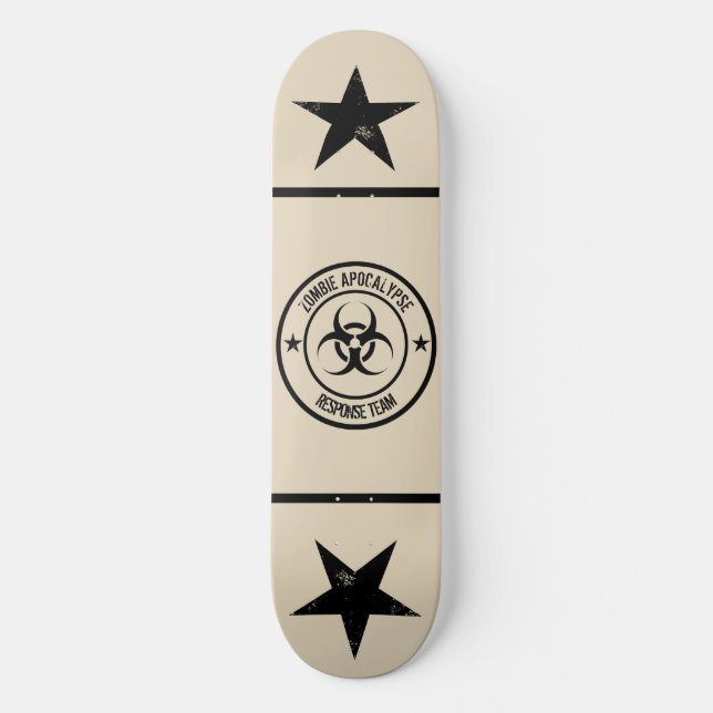 Zombie Apokalypse Response Team Skateboard (Vorderseite)