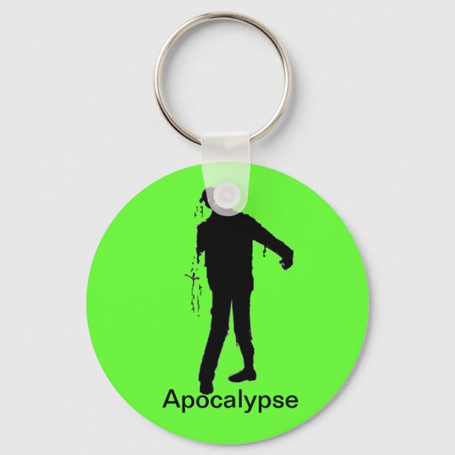 Zombie Apokalypse Schlüsselanhänger (Vorderseite)