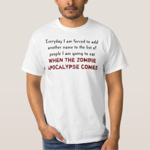Zombie Apokalypse Spaß T-Shirt