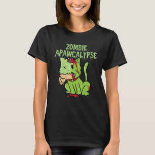 Zombie Apokalypse Süßes Kätzchen Zombie  Zombie Ka T-Shirt