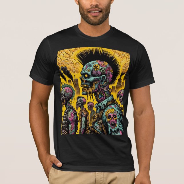 Zombie-Apokalypse: T-Shirt (Vorderseite)