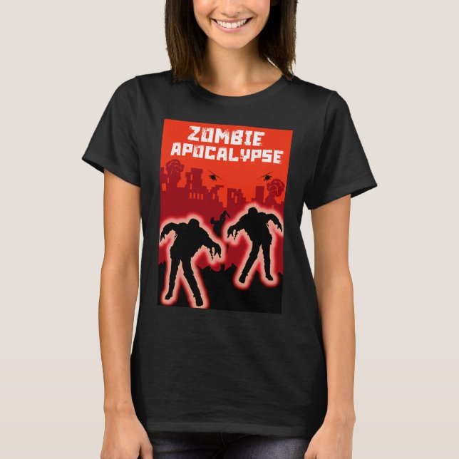 Zombie Apokalypse T-Shirt (Vorderseite)