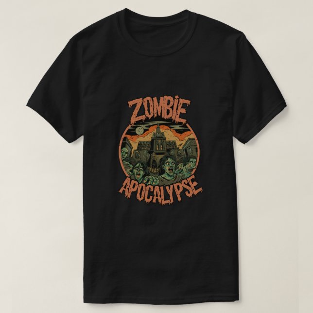 Zombie Apokalypse T-Shirt (Design vorne)