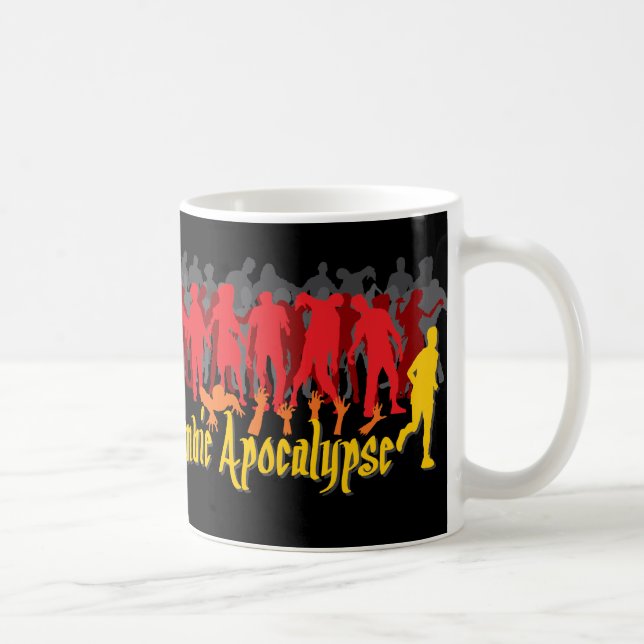 Zombie-Apokalypse Tasse (Rechts)