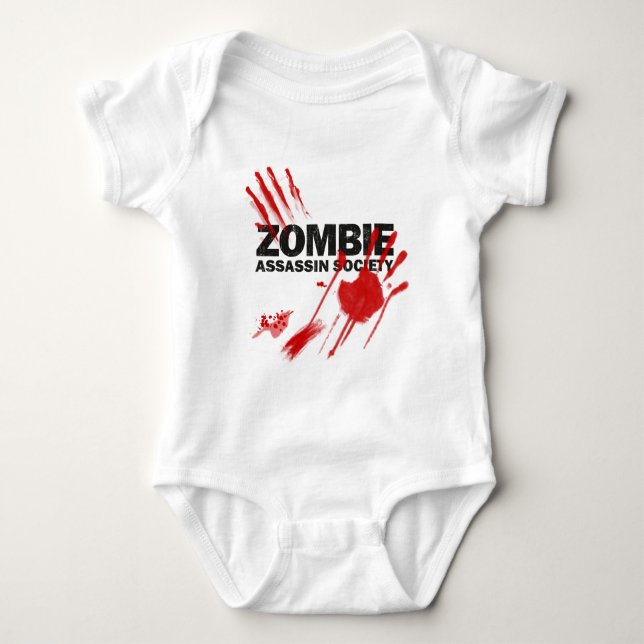 Zombie-Assassassin-Gesellschaft Baby Strampler (Vorderseite)