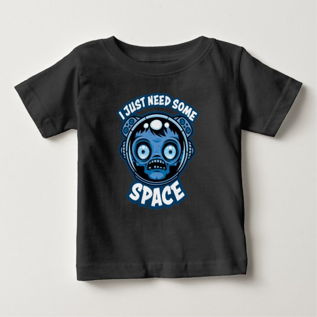 Zombie Astronaut braucht etwas Platz Baby T-shirt (Vorderseite)