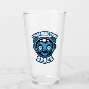 Zombie Astronaut braucht etwas Platz Glas