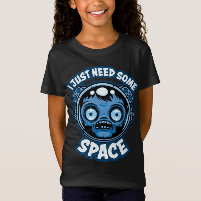 Zombie Astronaut braucht etwas Platz T-Shirt (Vorderseite)