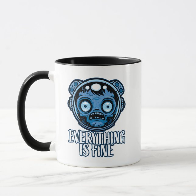 Zombie Astronaut ist gut Tasse (Links)