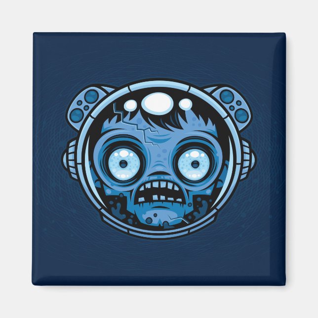 Zombie Astronaut Magnet (Vorne)