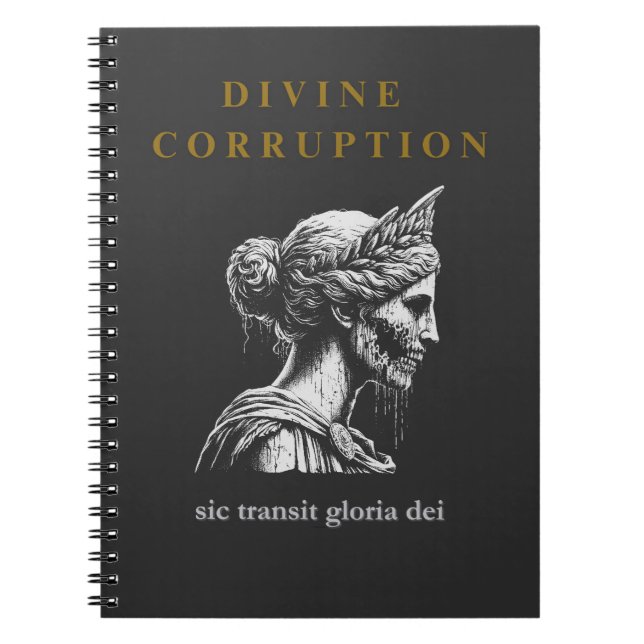 Zombie Athena Notizblock (Vorderseite)