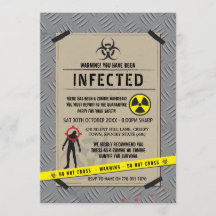 Zombie-Ausbruch laden Halloween angesteckten