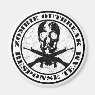Zombie-Ausbruch-Warteteam Magnet